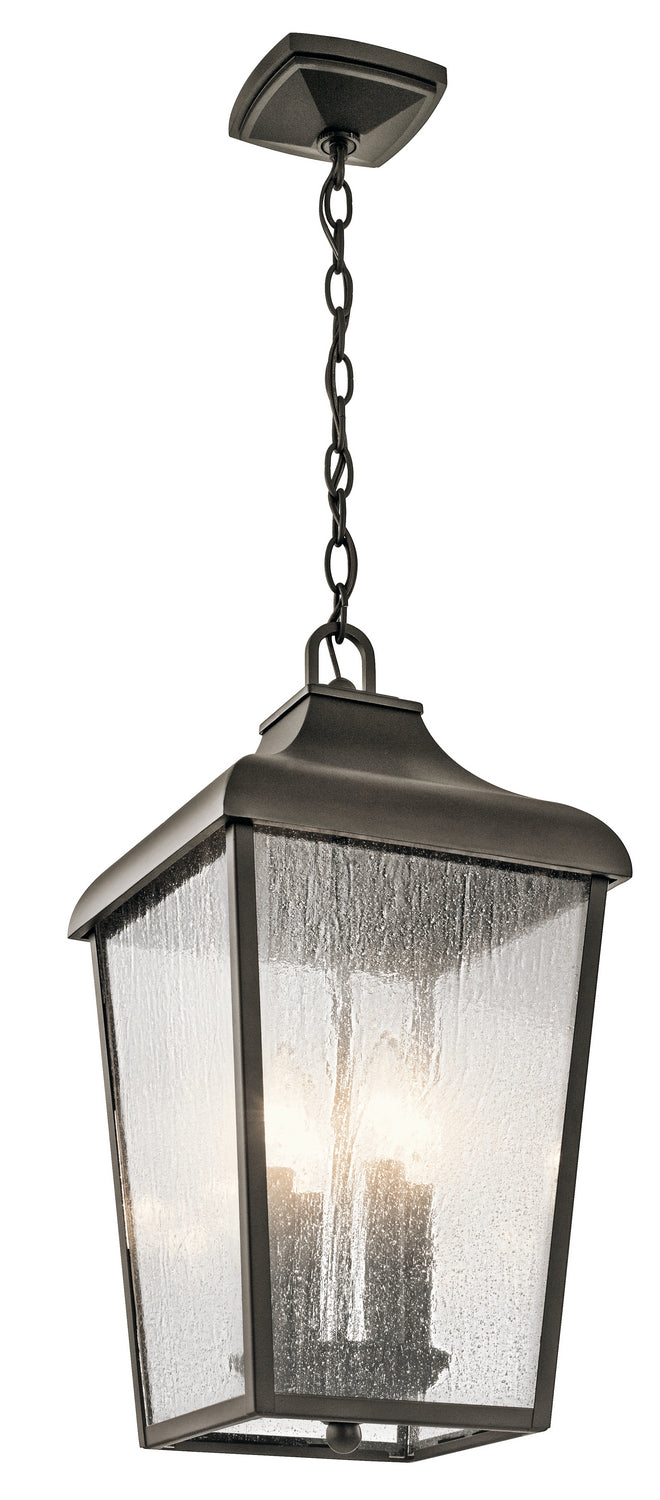 Kichler Canada - Four Light Outdoor Pendant - Forestdale - Olde Bronze- Union Lighting Luminaires Decor