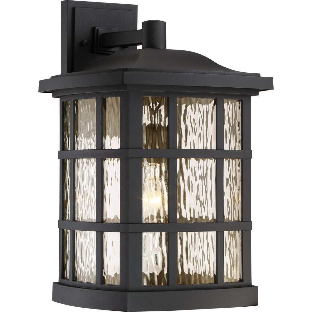 Quoizel - One Light Outdoor Wall Lantern - Stonington - Mystic Black- Union Lighting Luminaires Decor