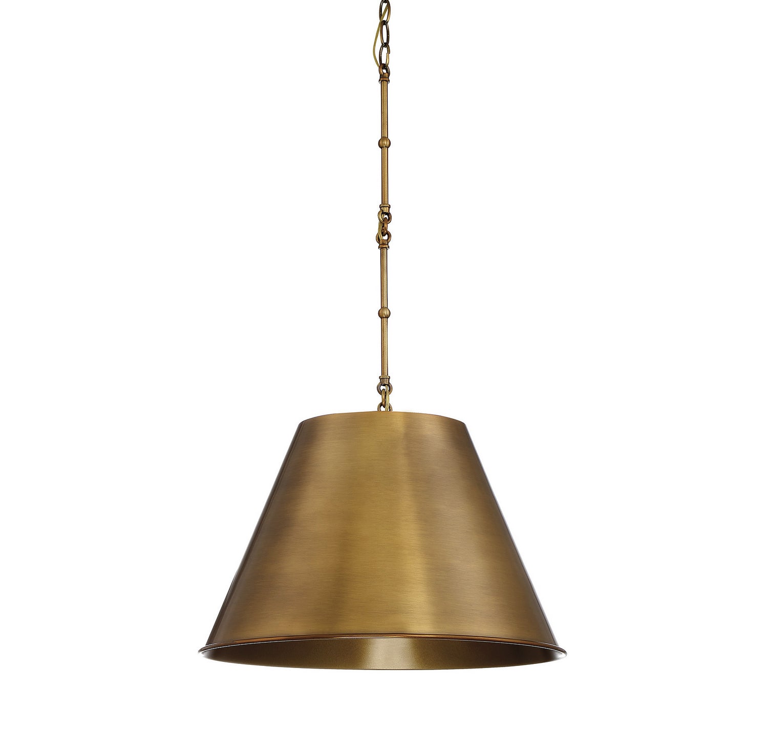 Savoy House - One Light Pendant - Alden - Warm Brass- Union Lighting Luminaires Decor