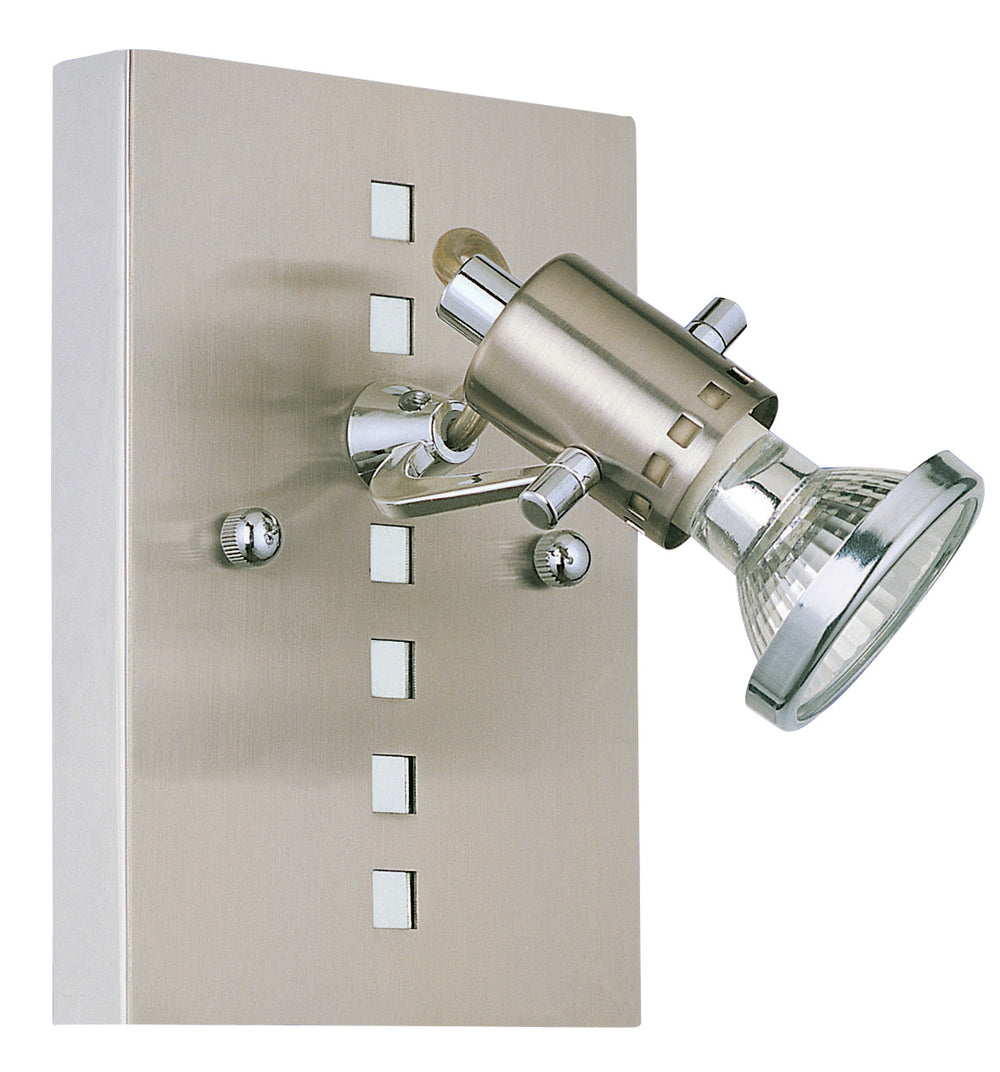 Eglo Canada - One Light Wall Mount - Fizz - Matte Nickel & Chrome- Union Lighting Luminaires Decor