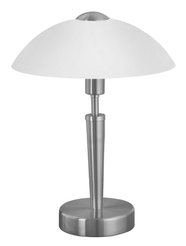 Eglo Canada - One Light Table Lamp - Solo 1 - Matte Nickel- Union Lighting Luminaires Decor