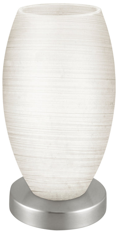 Eglo Canada - One Light Table Lamp - Batista 1 - Matte Nickel- Union Lighting Luminaires Decor