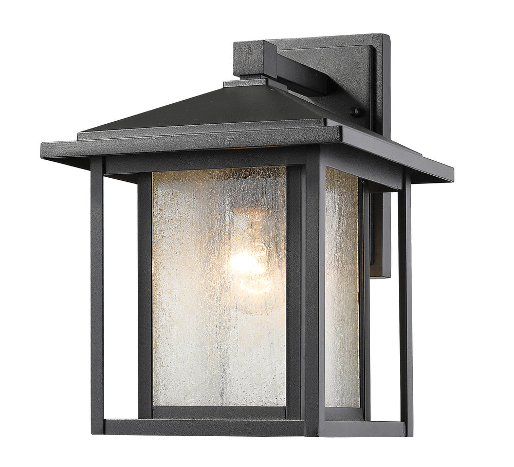 Z-Lite Canada - One Light Outdoor Wall Sconce - Aspen - Black- Union Lighting Luminaires Decor