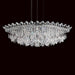 Schonbek - Eight Light Pendant - Trilliane Strands - Stainless Steel- Union Lighting Luminaires Decor