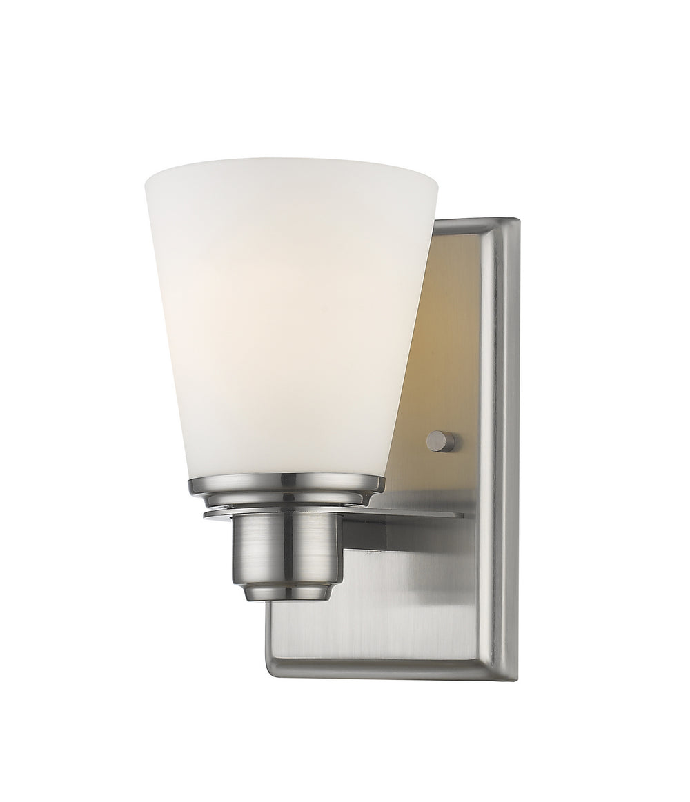 Z-Lite Canada - One Light Vanity - Kayla - Brushed Nickel- Union Lighting Luminaires Decor