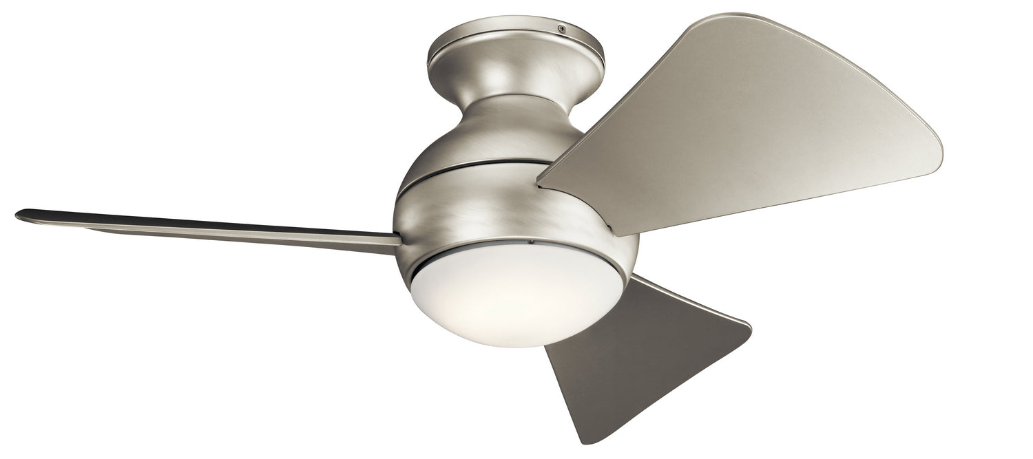 "Kichler Canada - 34"Ceiling Fan - Sola - Brushed Nickel- Union Lighting Luminaires Decor"