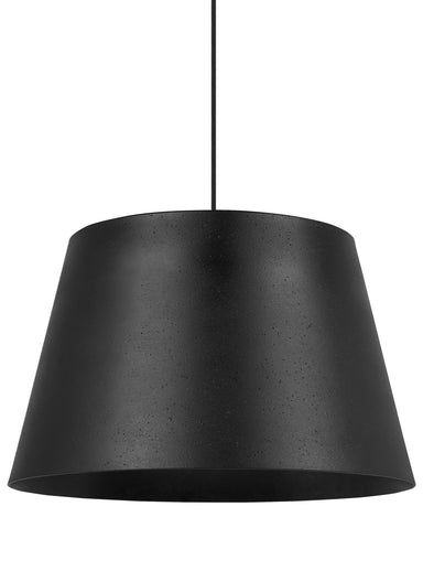 Visual Comfort Modern - One Light Pendant - Henley - Black- Union Lighting Luminaires Decor