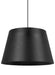 Visual Comfort Modern - One Light Pendant - Henley - Black- Union Lighting Luminaires Decor