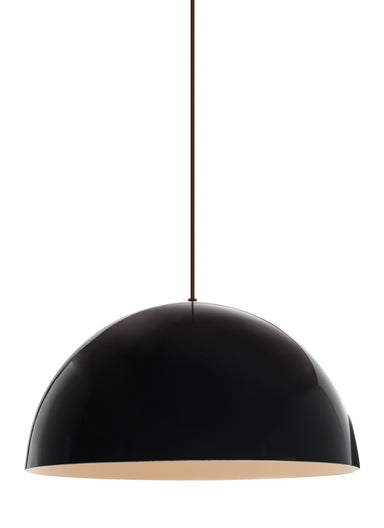 Visual Comfort Modern - One Light Pendant - Powell Street - Black- Union Lighting Luminaires Decor