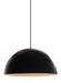 Visual Comfort Modern - One Light Pendant - Powell Street - Black- Union Lighting Luminaires Decor