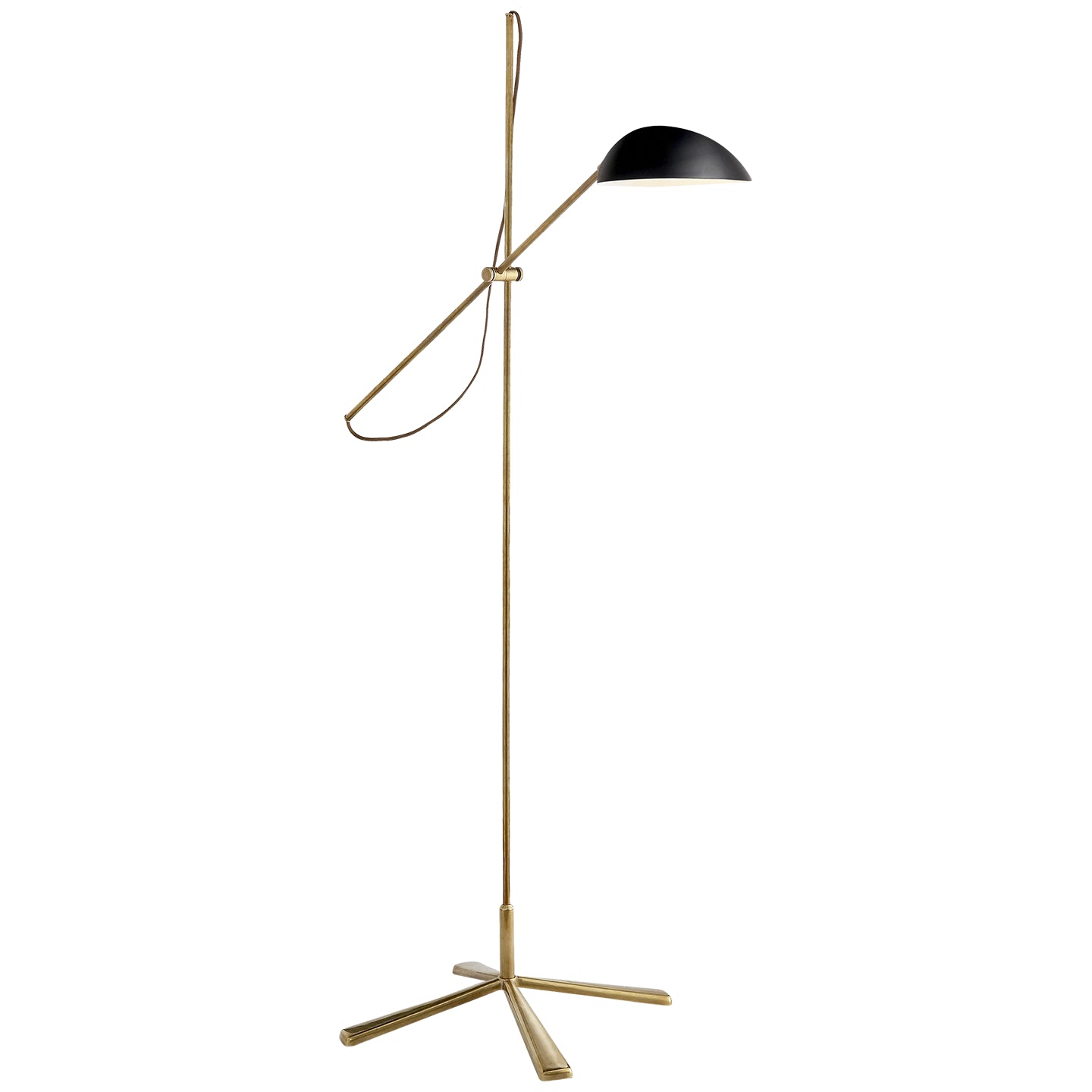 Visual Comfort Signature Canada - One Light Floor Lamp - Graphic - Hand-Rubbed Antique Brass- Union Lighting Luminaires Decor