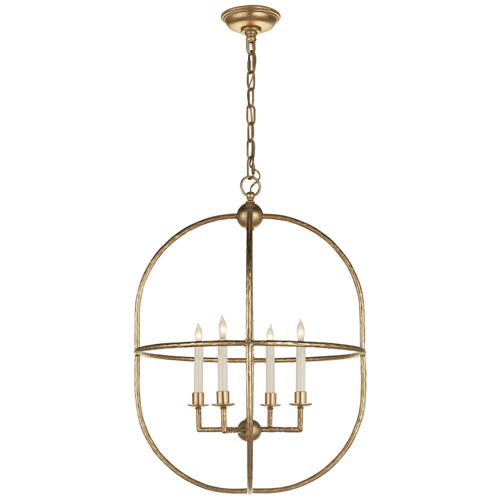 Visual Comfort Signature Canada - Four Light Lantern - Desmond Cage - Gild- Union Lighting Luminaires Decor