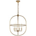 Visual Comfort Signature Canada - Four Light Lantern - Desmond Cage - Gild- Union Lighting Luminaires Decor