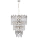 Visual Comfort Signature Canada - 12 Light Chandelier - Adele - Polished Nickel with Clear Acrylic- Union Lighting Luminaires Decor