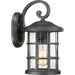 Quoizel - One Light Outdoor Wall Lantern - Crusade - Earth Black- Union Lighting Luminaires Decor