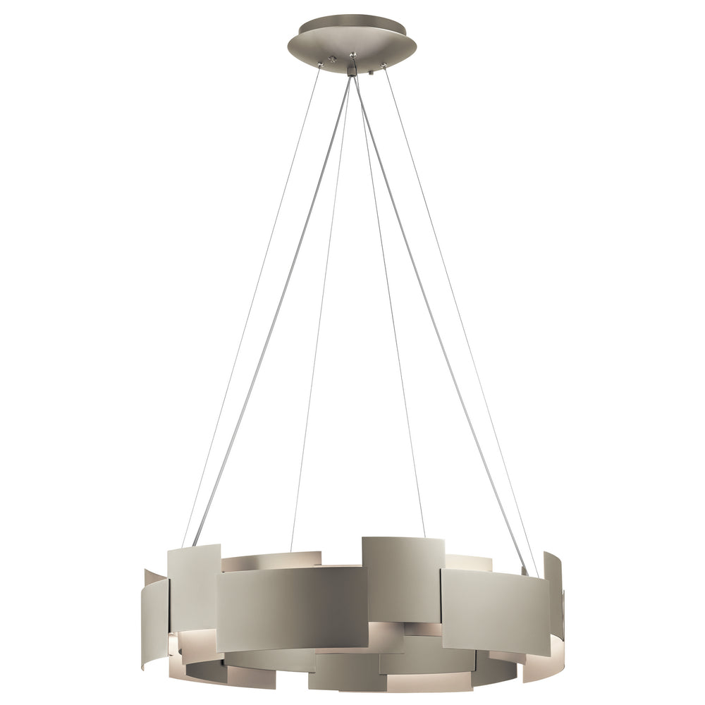 Kichler Canada - LED Chandelier - Moderne - Satin Nickel- Union Lighting Luminaires Decor