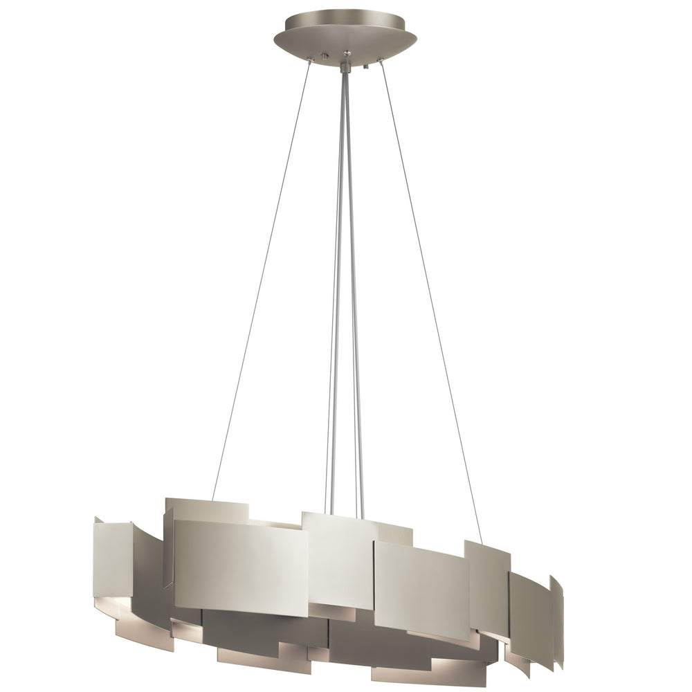 Kichler Canada - LED Chandelier - Moderne - Satin Nickel- Union Lighting Luminaires Decor