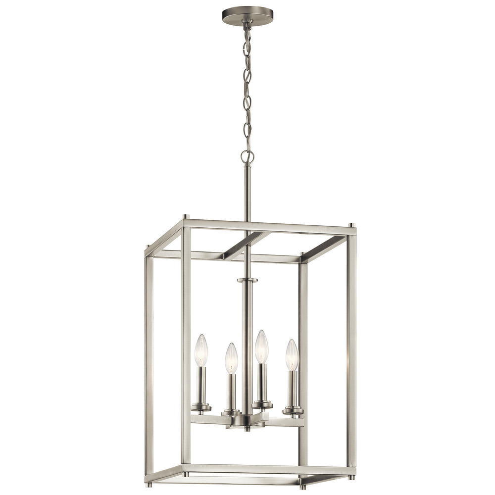 Kichler Canada - Four Light Foyer Pendant - Crosby - Brushed Nickel- Union Lighting Luminaires Decor