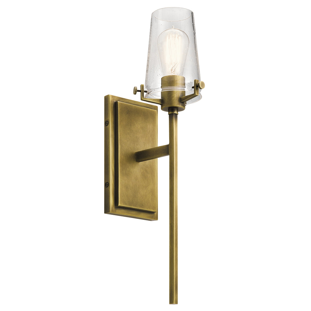 Kichler Canada - One Light Wall Sconce - Alton - Natural Brass- Union Lighting Luminaires Decor