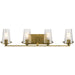 Kichler Canada - Four Light Bath - Alton - Natural Brass- Union Lighting Luminaires Decor