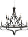 Savoy House - 12 Light Chandelier - Shields - English Bronze- Union Lighting Luminaires Decor