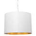 Crystorama - Six Light Chandelier - Alston - Matte White + Antique Gold- Union Lighting Luminaires Decor