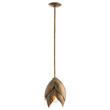 Arteriors - One Light Pendant - Edith - Vintage Brass- Union Lighting Luminaires Decor