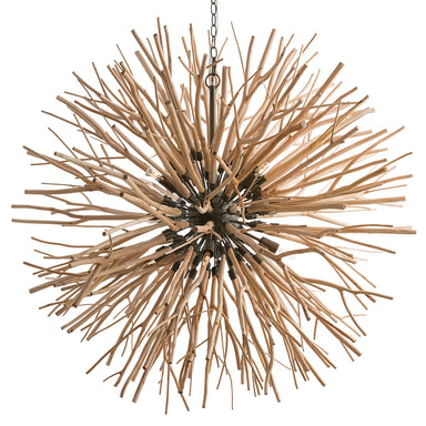 Arteriors - Eight Light Chandelier - Finch - Natural- Union Lighting Luminaires Decor