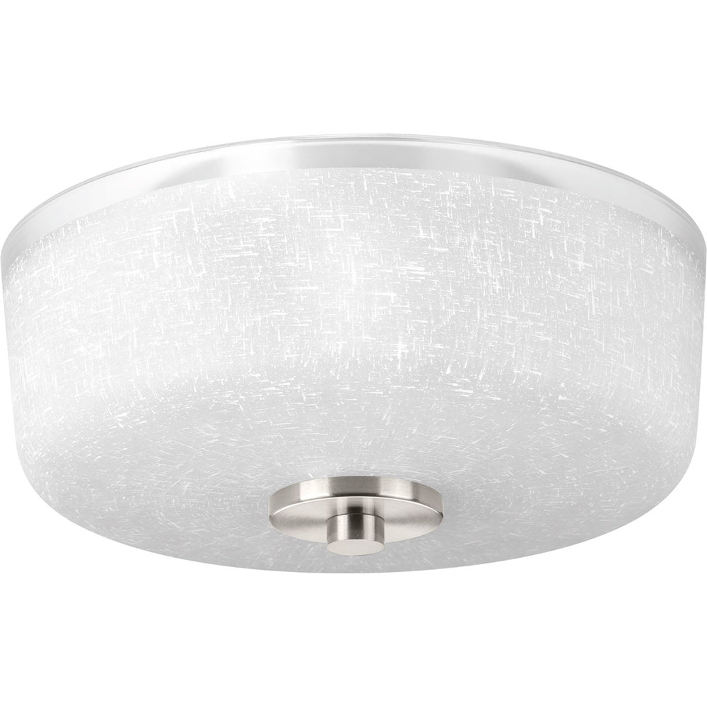 Progress Canada - Two Light Flush Mount - Alexa - Brushed Nickel- Union Lighting Luminaires Decor