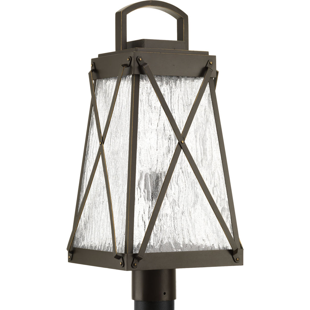 Progress Canada - One Light Post Lantern - Creighton - Antique Bronze- Union Lighting Luminaires Decor