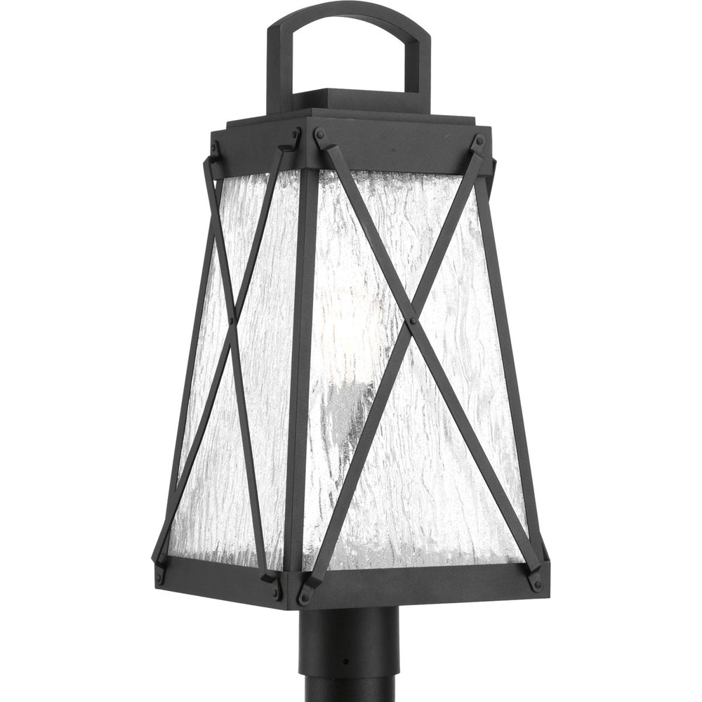 Progress Canada - One Light Post Lantern - Creighton - Black- Union Lighting Luminaires Decor