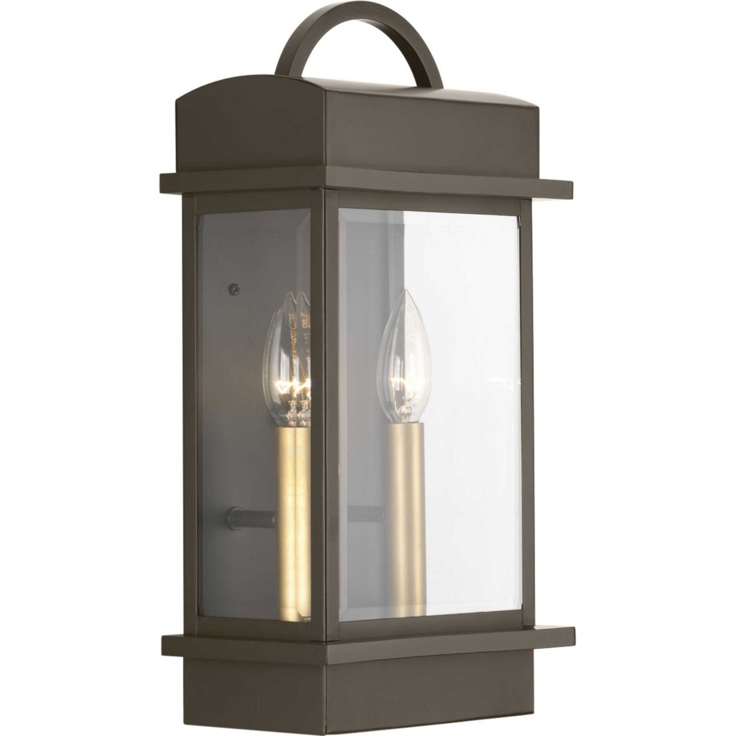 Progress Canada - Two Light Wall Lantern - Santee - Antique Bronze- Union Lighting Luminaires Decor