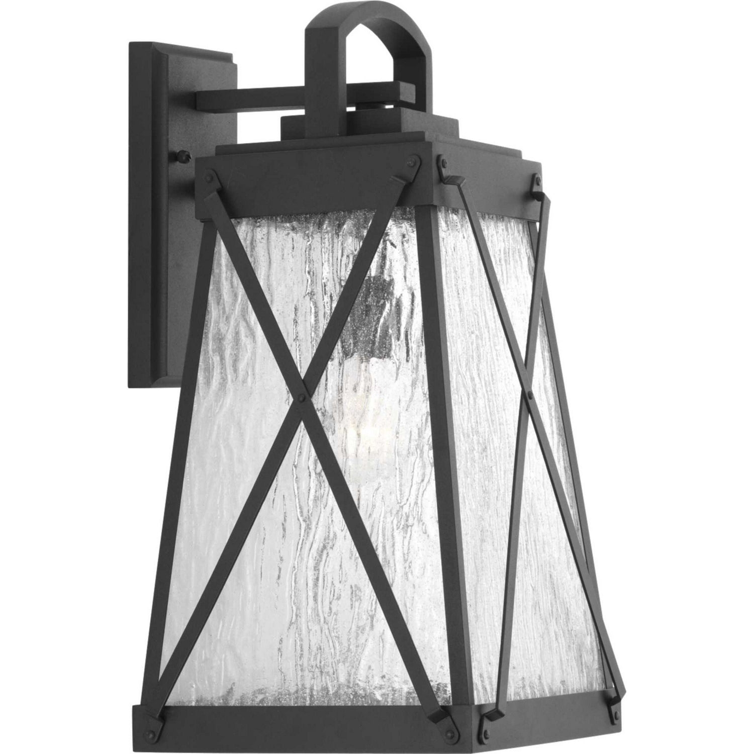 Progress Canada - One Light Wall Lantern - Creighton - Black- Union Lighting Luminaires Decor