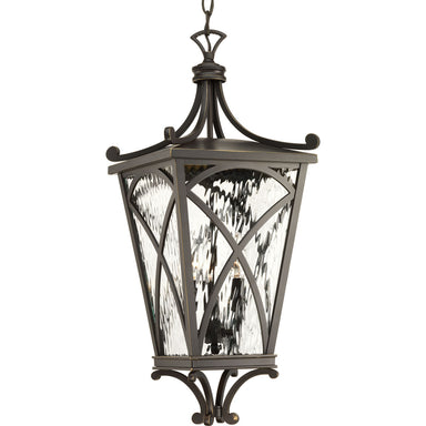 Progress Canada - Three Light Hanging Lantern - Cadence - Oil Rubbed Bronze- Union Lighting Luminaires Decor