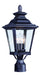 Maxim - Three Light Outdoor Pole/Post Lantern - Knoxville - Bronze- Union Lighting Luminaires Decor