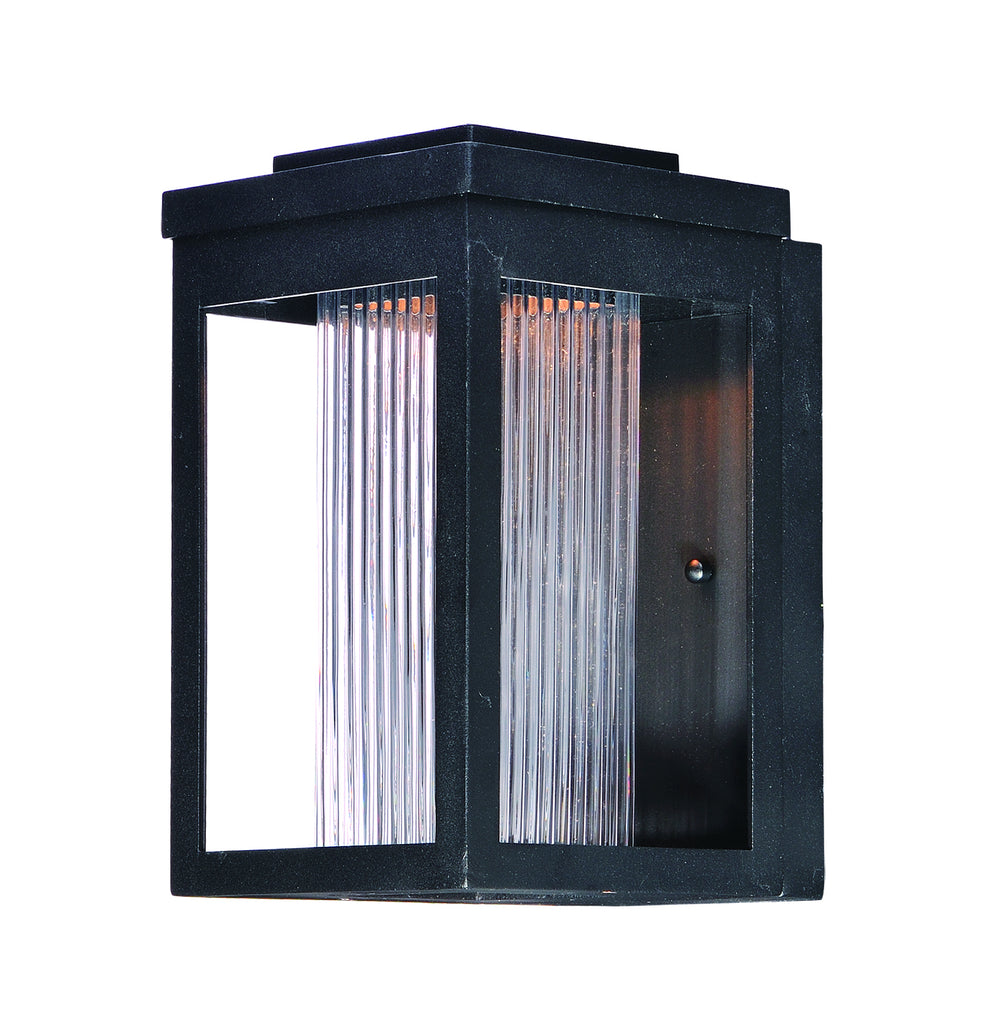 Maxim - LED Outdoor Wall Sconce - Salon LED - Black- Union Lighting Luminaires Decor