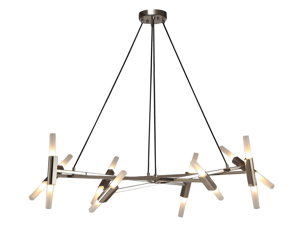 Avenue Lighting - LED Chandelier - Manhattan Ave. - Polished Nickel- Union Lighting Luminaires Decor