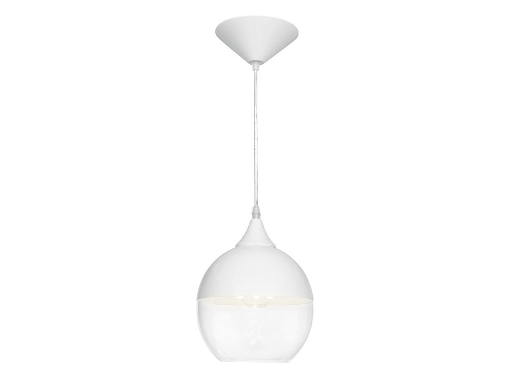 Avenue Lighting - One Light Pendant - Robertson Blvd. - White- Union Lighting Luminaires Decor