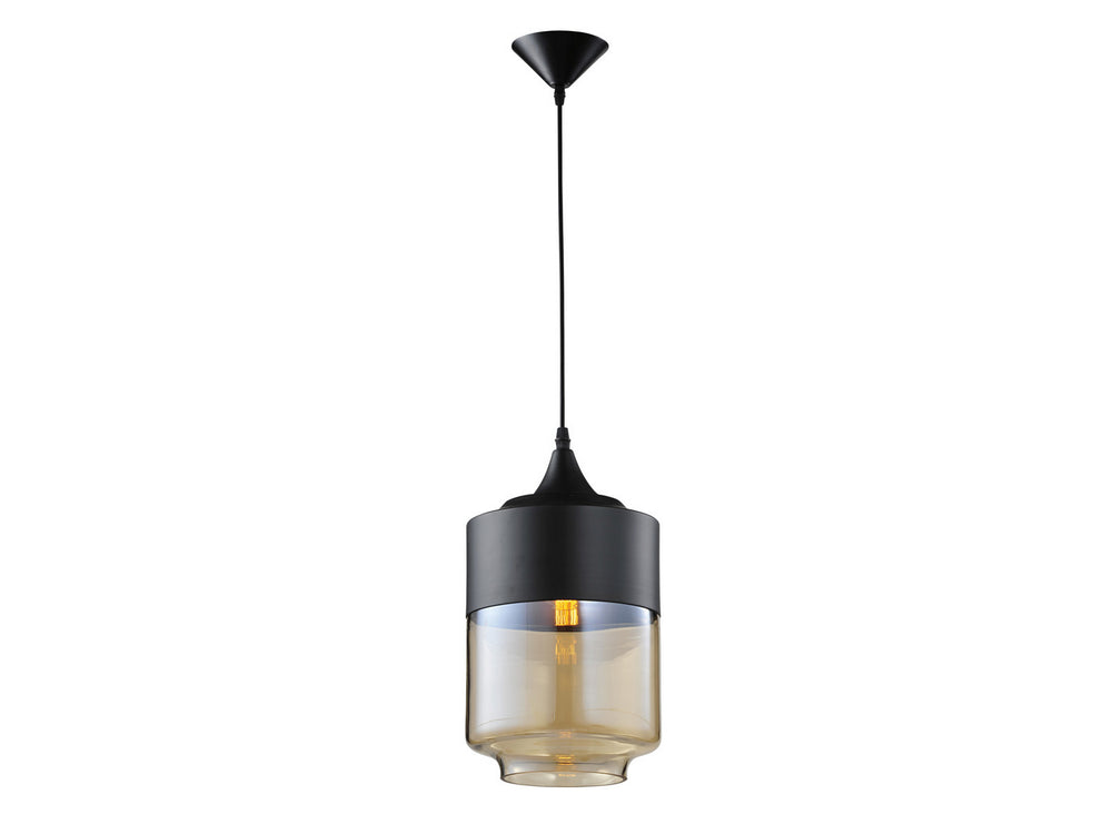 Avenue Lighting - One Light Pendant - Robertson Blvd. - Black- Union Lighting Luminaires Decor
