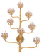 Currey and Company - Eight Light Wall Sconce - Marjorie Skouras - Dark Contemporary Gold Leaf- Union Lighting Luminaires Decor