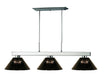 Z-Lite Canada - Three Light Island Pendant - Players - Brushed Nickel- Union Lighting Luminaires Decor