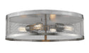 Z-Lite Canada - Four Light Flush Mount - Meshsmith - Brushed Nickel- Union Lighting Luminaires Decor