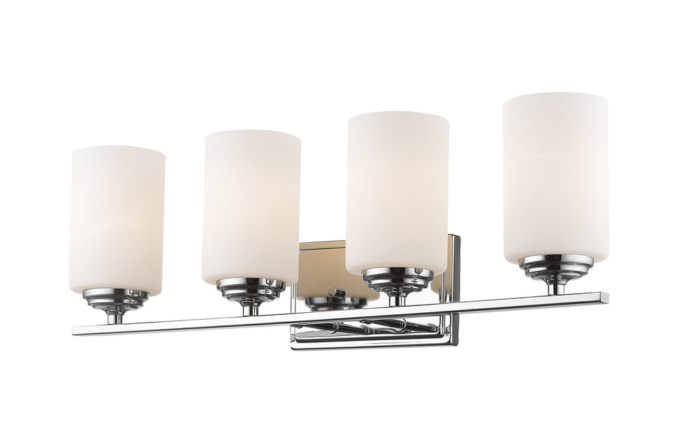 Z-Lite Canada - Four Light Vanity - Bordeaux - Chrome- Union Lighting Luminaires Decor