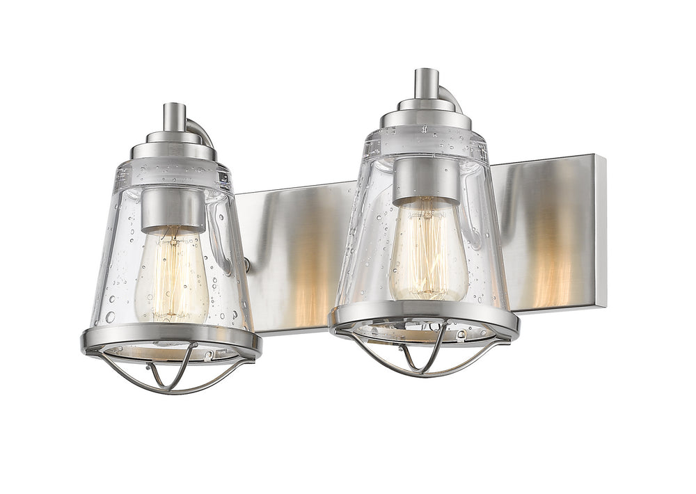 Z-Lite Canada - Two Light Vanity - Mariner - Brushed Nickel- Union Lighting Luminaires Decor