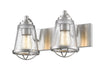 Z-Lite Canada - Two Light Vanity - Mariner - Brushed Nickel- Union Lighting Luminaires Decor