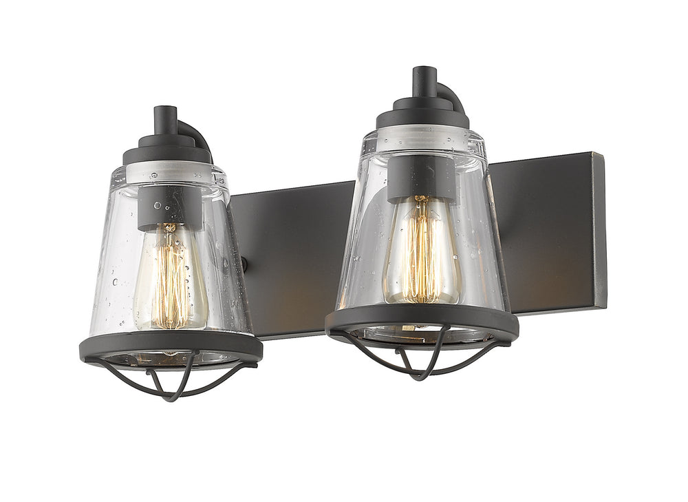 Z-Lite Canada - Two Light Vanity - Mariner - Bronze- Union Lighting Luminaires Decor