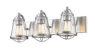 Z-Lite Canada - Three Light Vanity - Mariner - Brushed Nickel- Union Lighting Luminaires Decor