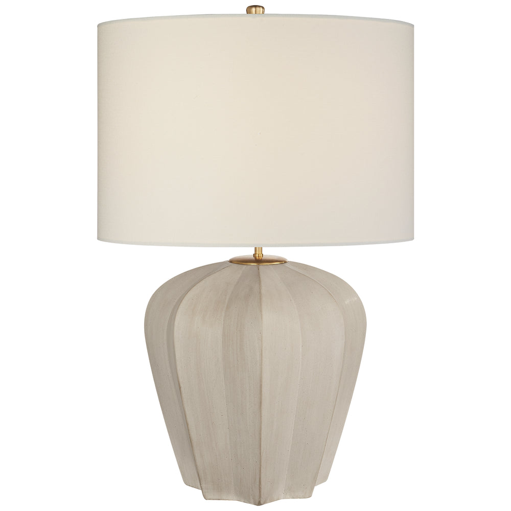 Visual Comfort Signature Canada - One Light Table Lamp - Pierrepont - Stone White- Union Lighting Luminaires Decor