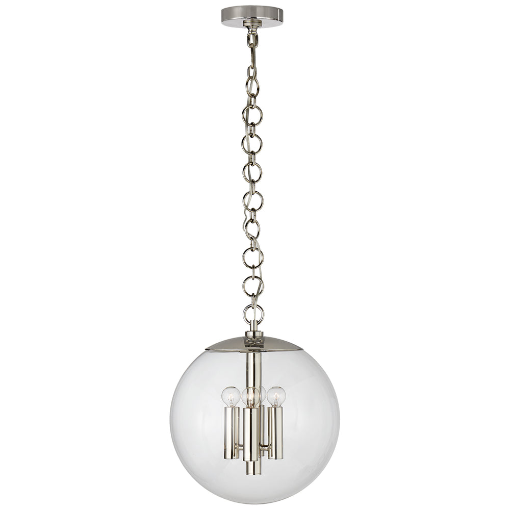 Visual Comfort Signature Canada - Four Light Pendant - Turenne - Polished Nickel- Union Lighting Luminaires Decor