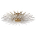 Visual Comfort Signature Canada - LED Flush Mount - Quincy - Antique-Burnished Brass- Union Lighting Luminaires Decor